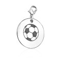 Personalised Soccer Ball Charm Personalised soccer ball charm jewellery