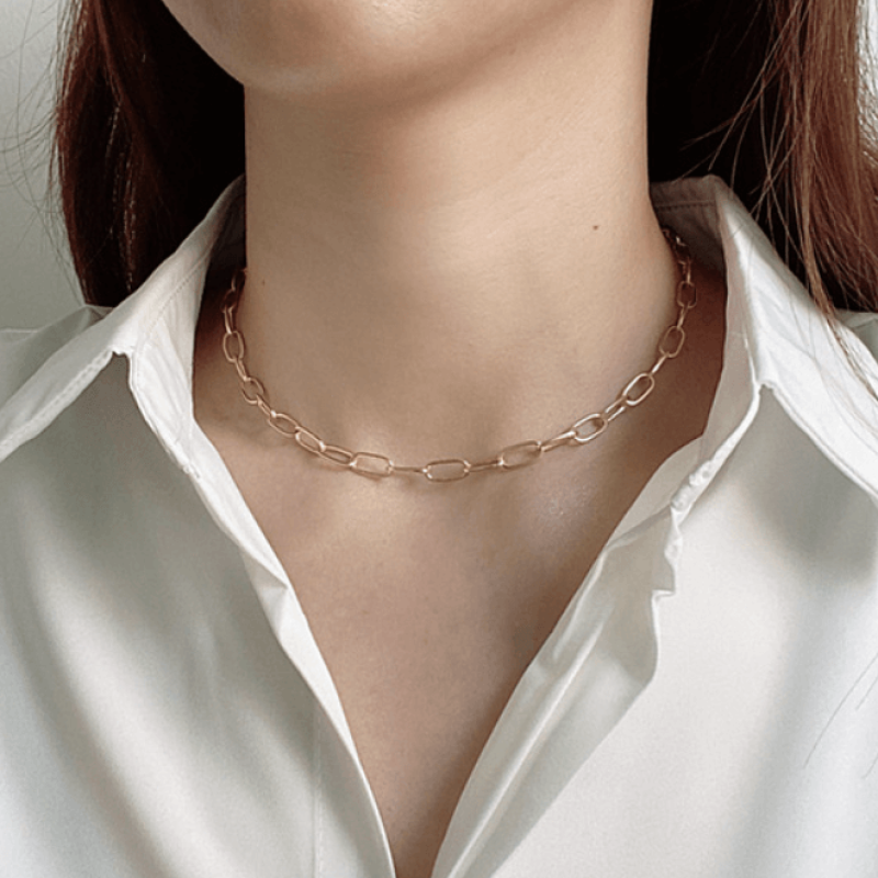 Everyday chunky chain necklace