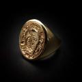 Personalised Family Crest Signet Ring Personalised family crest signet ring product image
