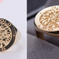 Custom Family Crest Signet Ring Custom family crest signet ring for engraved coat of arms design