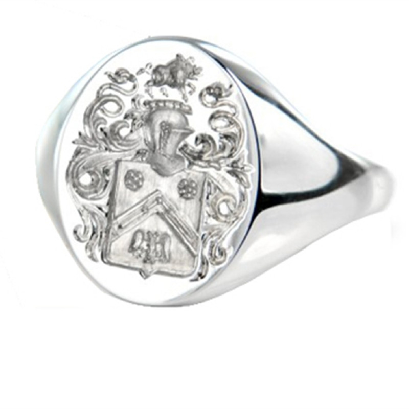 Custom Family Crest Signet Ring Custom family crest signet ring for engraved coat of arms design