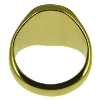 Coast Of Arms Signet Ring With Family Crest 18ct Gold Plated Sterling Silver Coast Of Arms Signet Ring With Family Crest 18ct Gold Plated Sterling Silver
