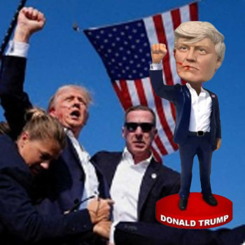 Trump 2024 Keep Fighting Action Figure Collectible Bobblehead Model Xmas Gifts Trump 2024 Keep Fighting Action Figure Collectible Bobblehead Model Xmas Gifts