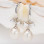 Freshwater Pearl Earrings On Sterling Silver Hooks With Bow