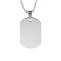 Inked Fingerprint Dog Tag Necklace Inked Fingerprint Dog Tag Necklace product view