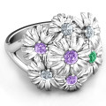 In Full Bloom Ring In Full Bloom Ring with a flower bouquet stone setting
