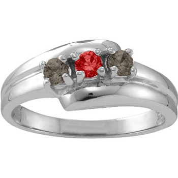  Reverie Angled 2-6 Stones Ring