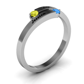 Soleil Tipped Bypass Ring Soleil Tipped Bypass Ring
