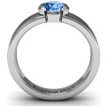 Sophie Bezel Set Round Stone Ring Sophie bezel set round stone ring