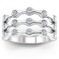 15 Stone Family Wave Ring 15 Stone Family Wave Ring product image