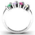 2–5 Oval Stones Ring Detail Oval stone personalised ring detail