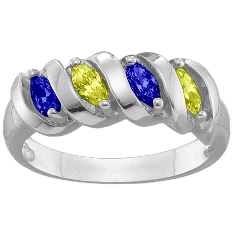 2–6 Marquise Spiral Ring 2–6 Marquise Spiral Ring