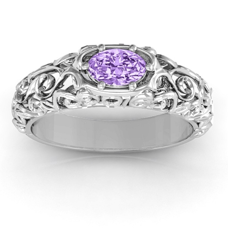 Personalized Vintage Graduation Ring View Personalized vintage graduation ring view