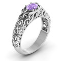 Personalized Vintage Graduation Ring Detail Personalized vintage graduation ring detail