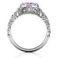Personalized Vintage Graduation Ring Side View Personalized vintage graduation ring side view