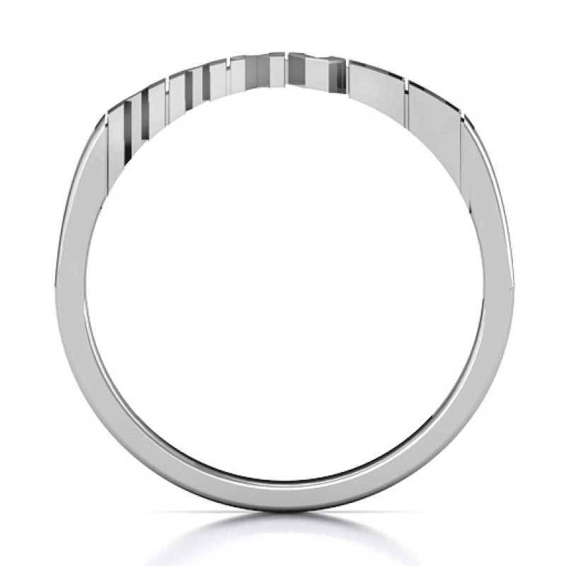 2017 Roman numeral graduation ring side view