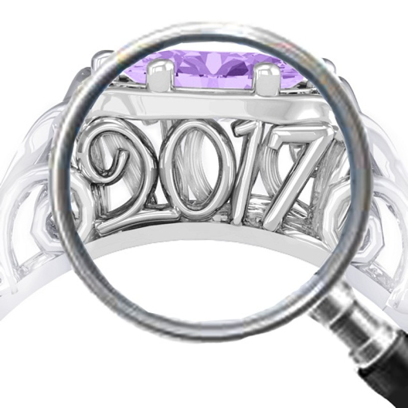 Personalized Vintage Graduation Ring Personalized vintage graduation ring product image