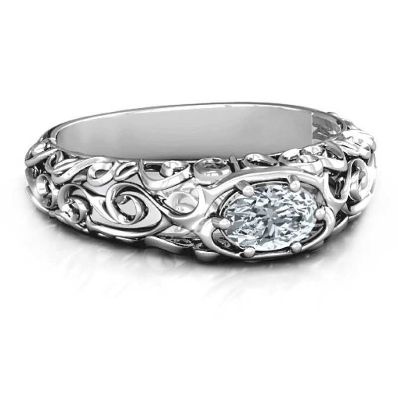 2019 Vintage Graduation Ring 2019 vintage graduation ring with oval stone and filigree detail