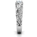2019 Vintage Graduation Ring 2019 vintage graduation ring filigree band detail