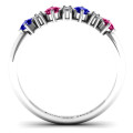 Circular Half Bezel Ring Detail Detail view of the circular half bezel ring setting