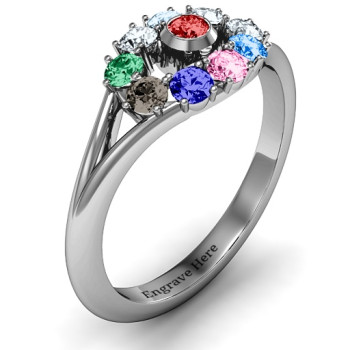 3 to 10 Stone Solar Ring 3 to 10 Stone Solar Ring