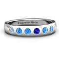 Gypsy Set Gemstone Belt Ring Gypsy Set Gemstone Belt Ring product image