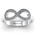 Accented Infinity Ring product view