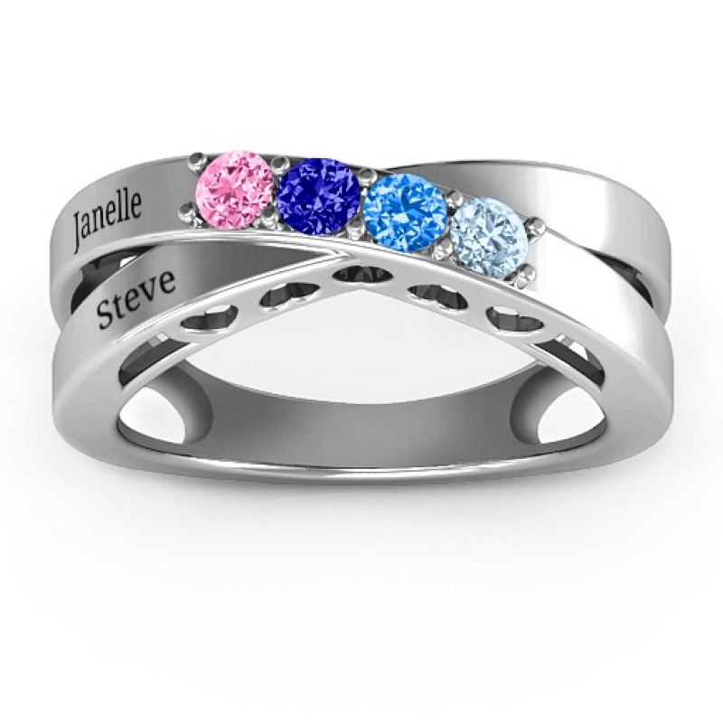 Across My Heart 4-Stone Ring product image