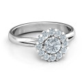 Adore and Cherish Ring Adore and Cherish floral-inspired engagement ring