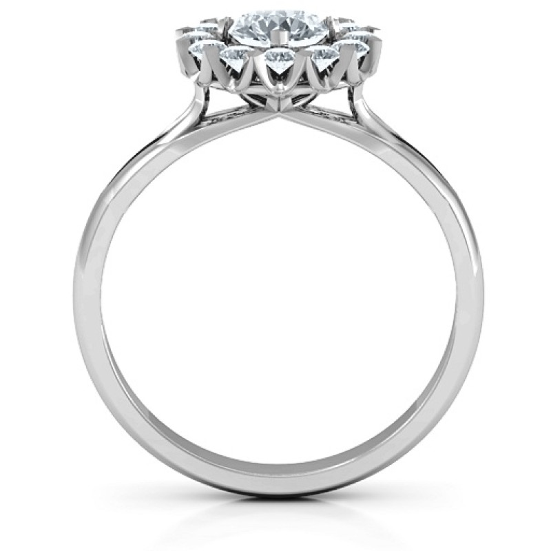 Adore and Cherish Ring Adore and Cherish floral-inspired engagement ring