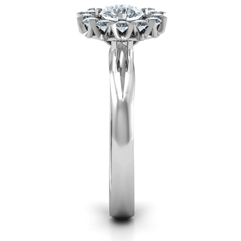Adore and Cherish Ring Adore and Cherish floral-inspired engagement ring