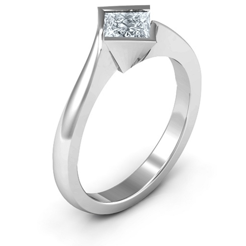 Alexandra Princess Cut Ring view Alexandra Princess Cut Ring view