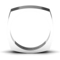 Aero Grooved Square Men's Ring Aero grooved square men's ring product image