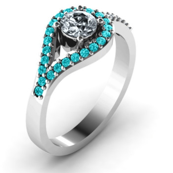 Asymmetrical Wrap Knot Ring Asymmetrical Wrap Knot Ring