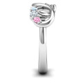 Birthstone Infinity Love Ring - Product View Birthstone Infinity Love Ring product view