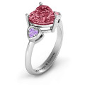 Brilliant Love Accented Heart Ring - Gallery View Brilliant Love Accented Heart Ring gallery view