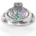 Caged Hearts Celtic Claddagh Ring product image