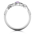Personalised Celtic sparkle ring detail