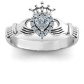 Claddagh with Halo Ring Claddagh with Halo Ring product view