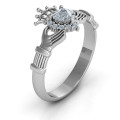 Claddagh with Halo Ring Claddagh with Halo Ring product view