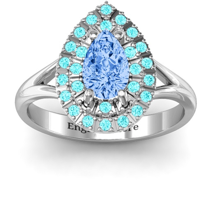 Cleopatra Double Halo Ring - Product View Cleopatra Double Halo Ring product view