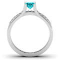 Column Set Solitaire Ring product image
