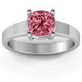 Cushion Cut Solitaire Ring product view