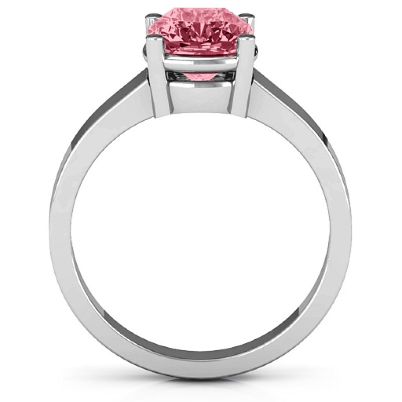 Cushion Cut Solitaire Ring product view
