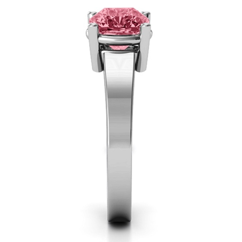 Cushion Cut Solitaire Ring product view