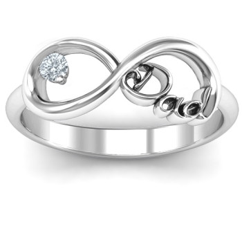 Dad Infinity Ring Dad Infinity Ring