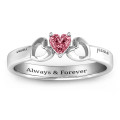 Darling Heart Wraparound Ring Darling Heart Wraparound Ring product view