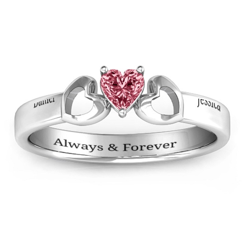 Darling Heart Wraparound Ring Darling Heart Wraparound Ring product view
