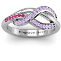 Delicacy Infinity Ring Delicacy Infinity Ring with accent stones
