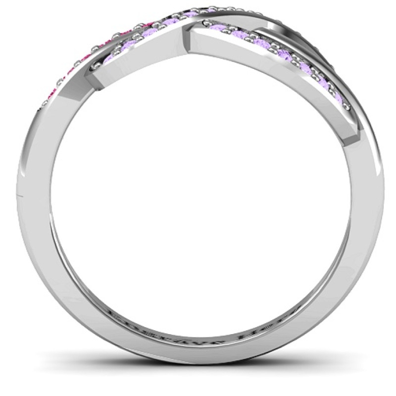 Delicacy Infinity Ring Delicacy Infinity Ring with accent stones